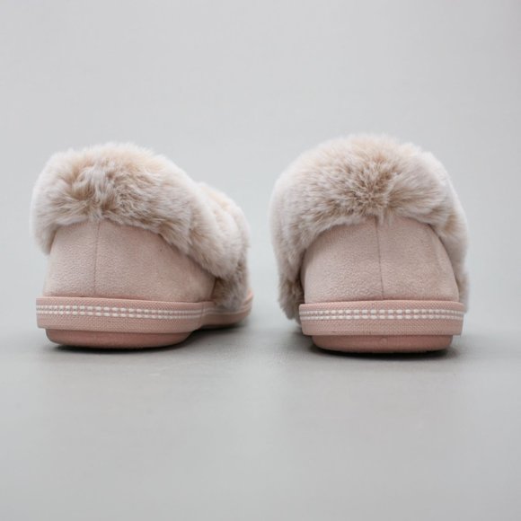 Skechers Ladies 8 Cozy Campfire Memory Foam Faux-Suede/Fur Comfort Slippers - Picture 3 of 12